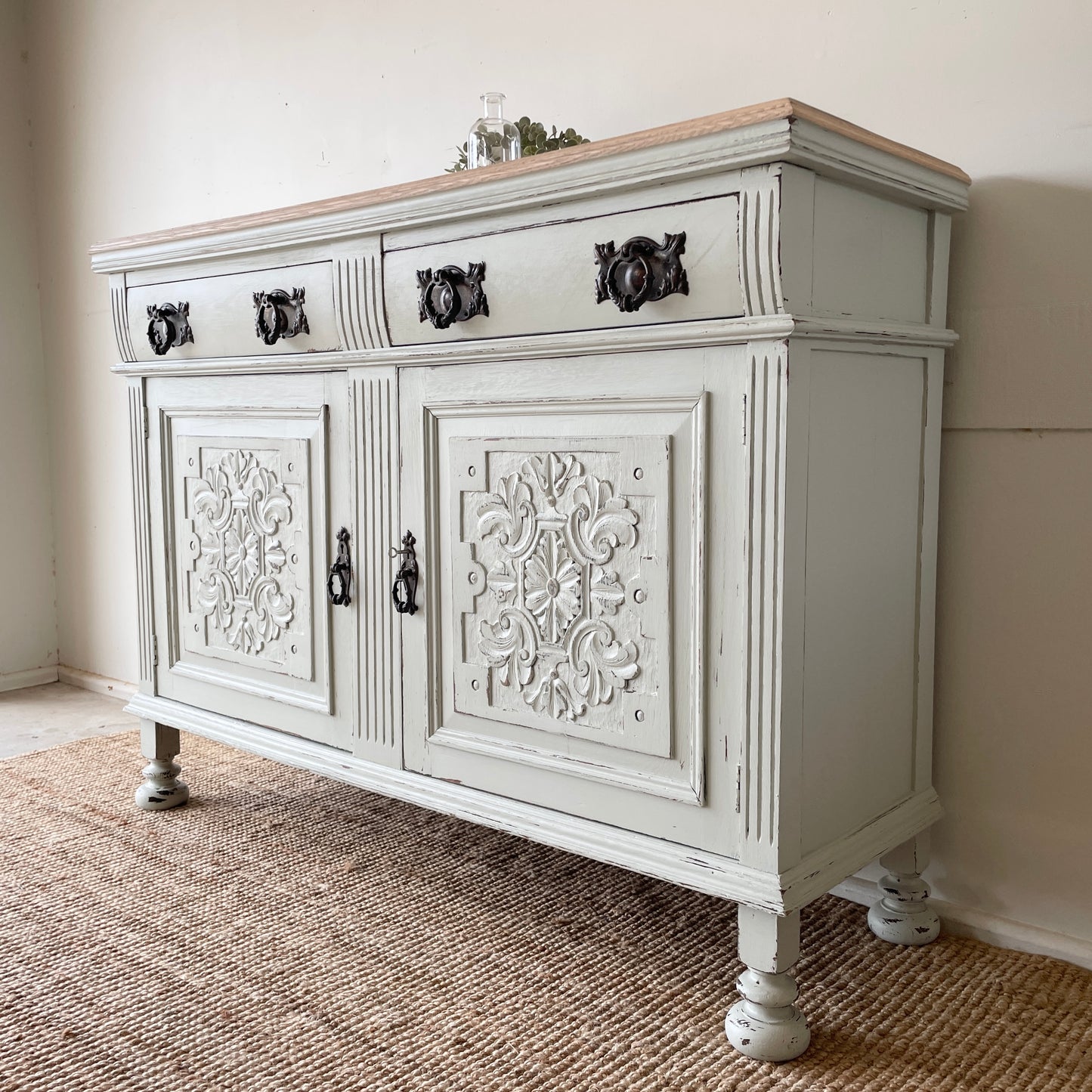 Farmhouse Style Oak Sideboard