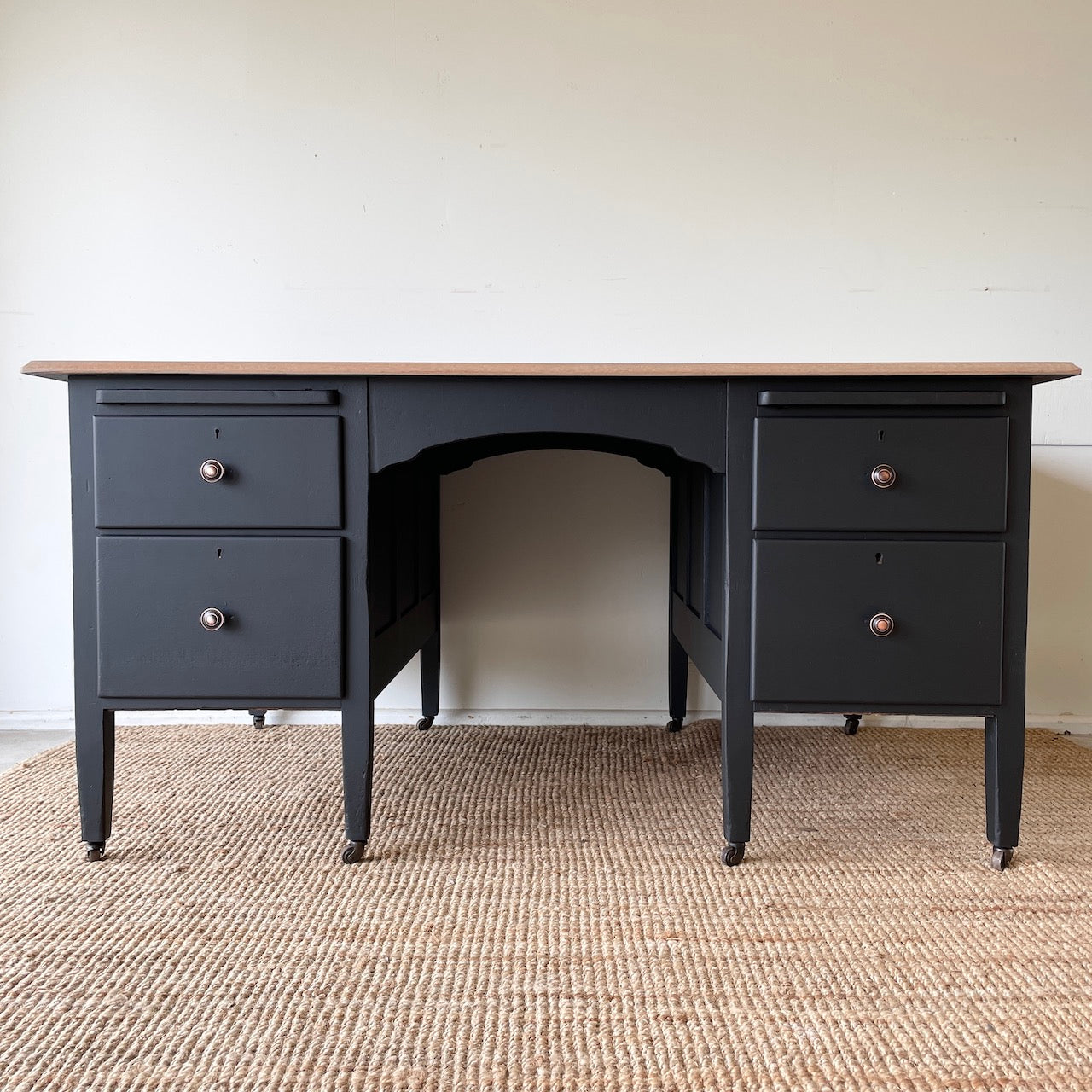 Reclaimed Antique Silky Oak Desk
