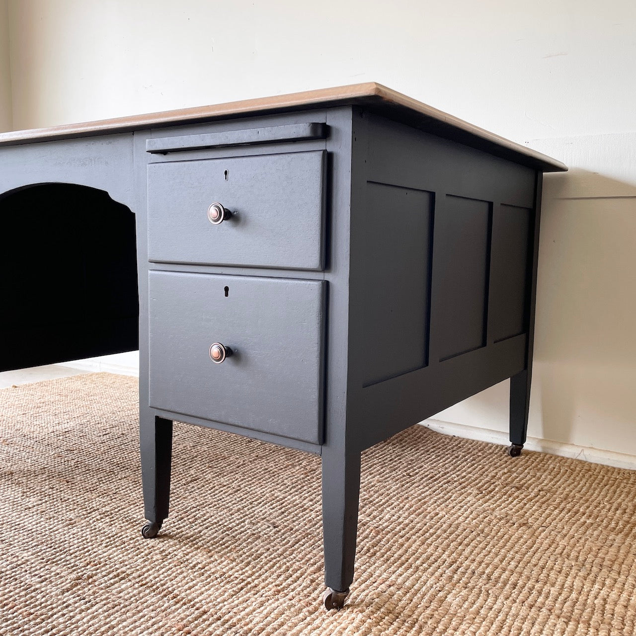 Reclaimed Antique Silky Oak Desk