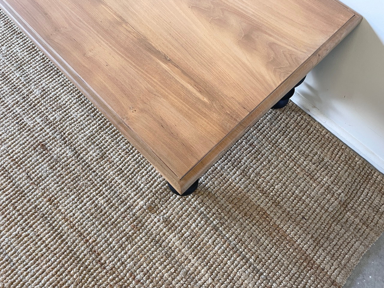 Industrial Style Teak Coffee Table