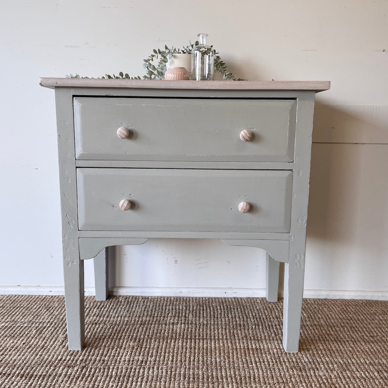 French Farmhouse Silky Oak Drawers