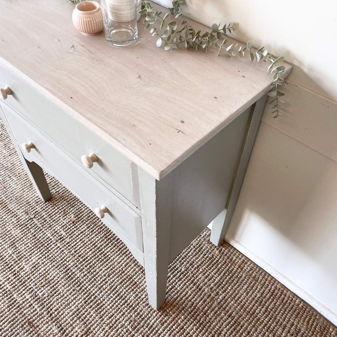 French Farmhouse Silky Oak Drawers