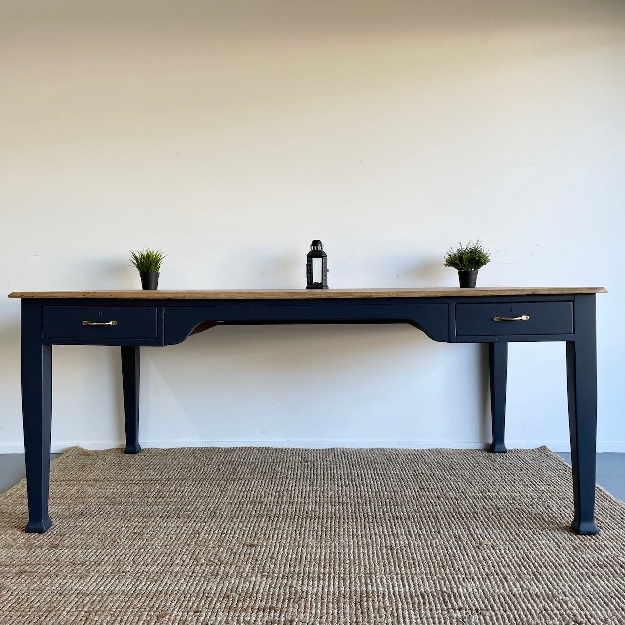 Picture of a Black Industrial Style Desk | Table & Desk Collection Collection