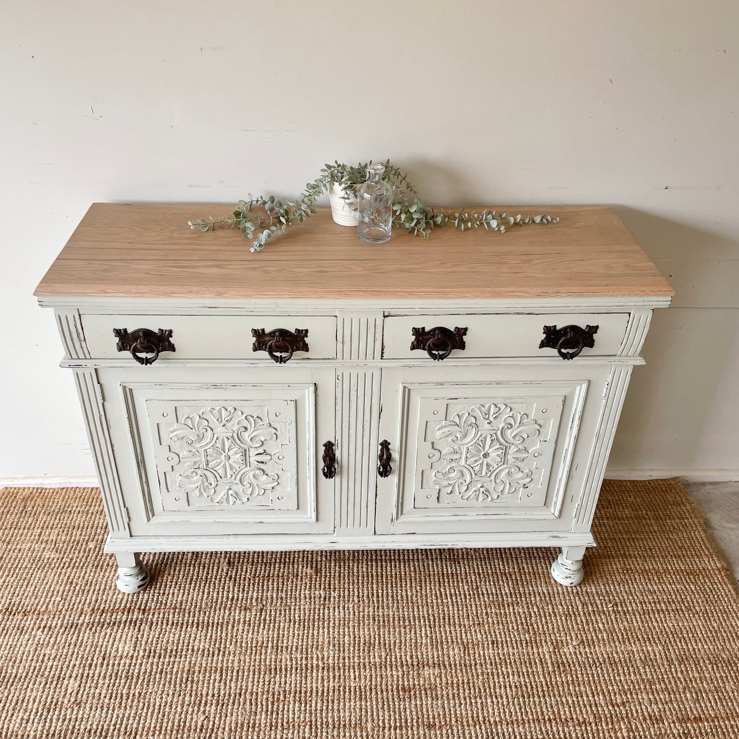 Farmhouse Style Oak Sideboard