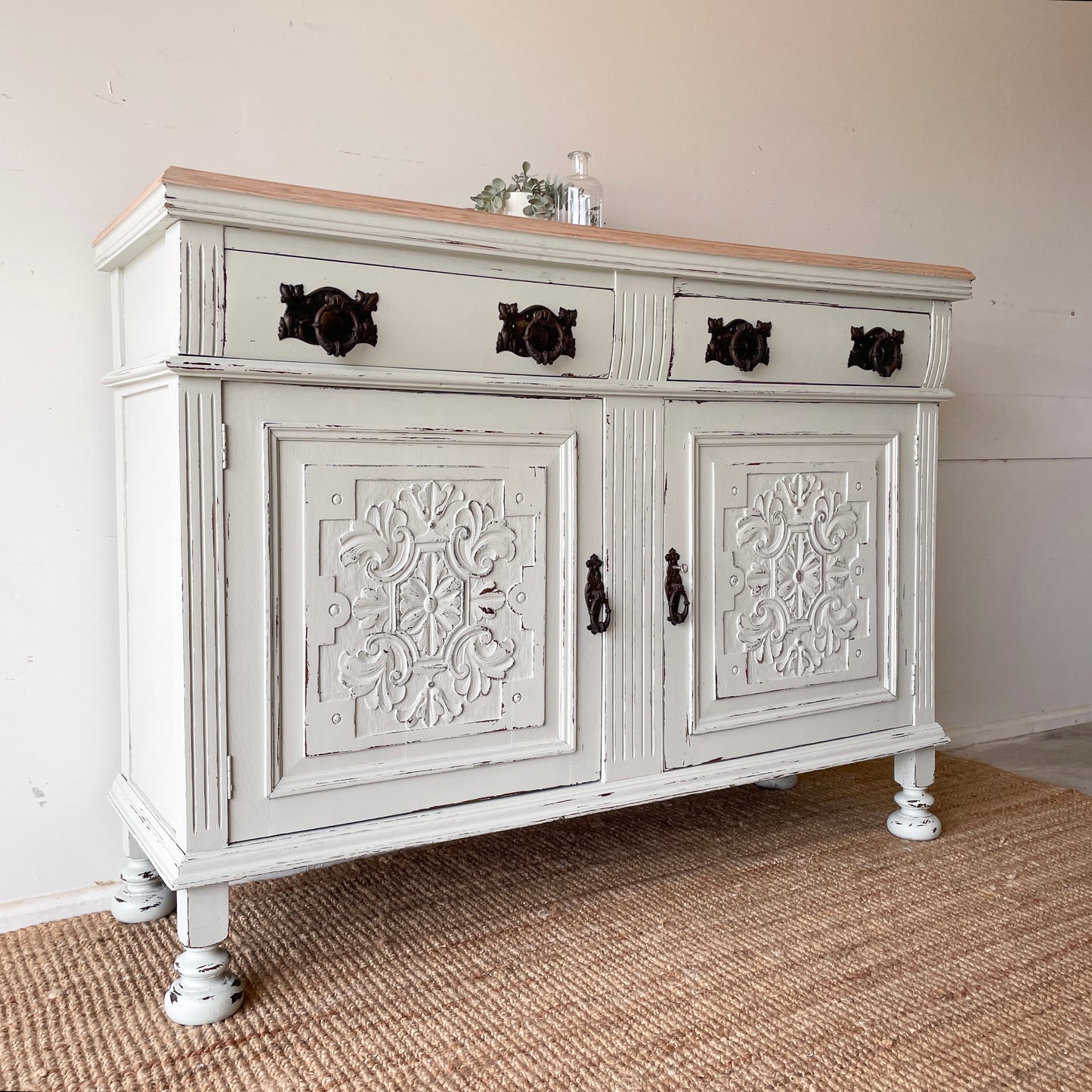 Farmhouse Style Oak Sideboard