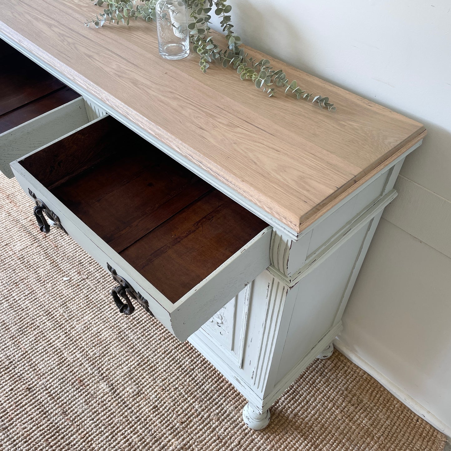 Farmhouse Style Oak Sideboard