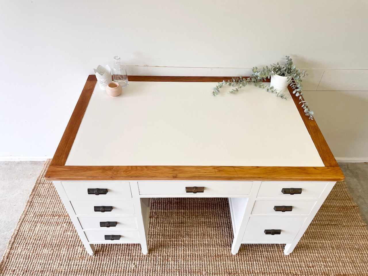 Hamptons Style English Oak Desk