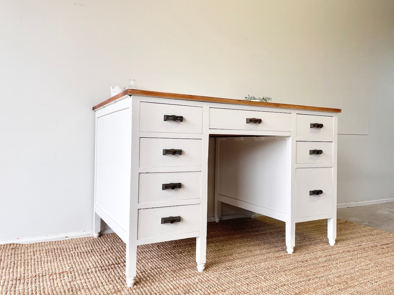 Hamptons Style English Oak Desk