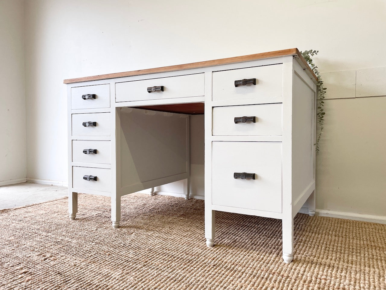 Hamptons Style English Oak Desk