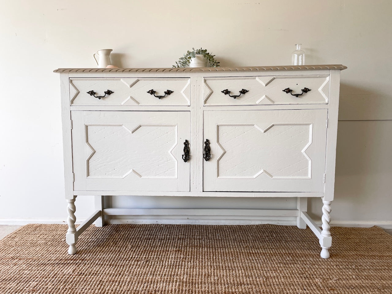 Farmhouse Style English Oak Sideboard