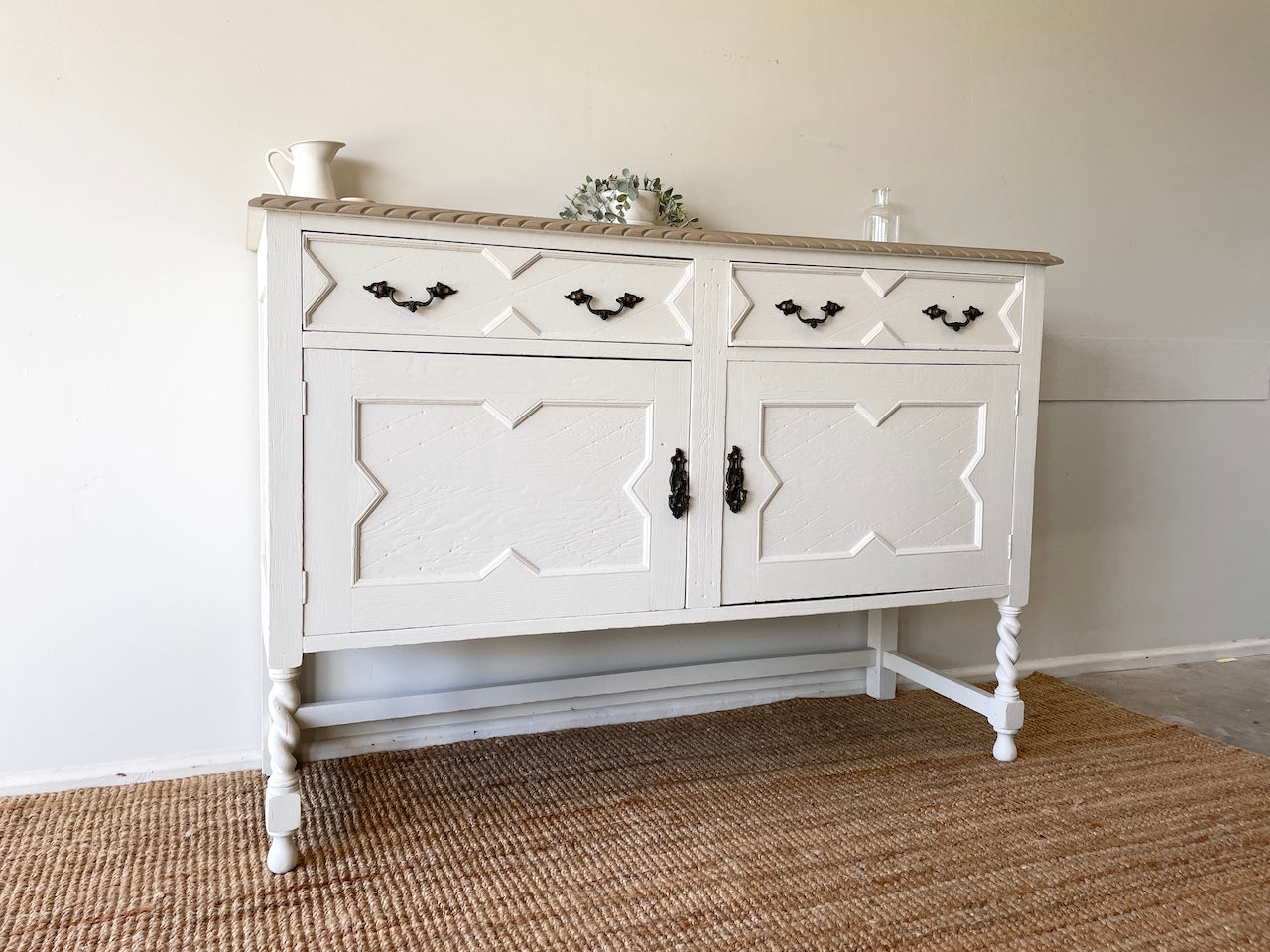 Farmhouse Style English Oak Sideboard