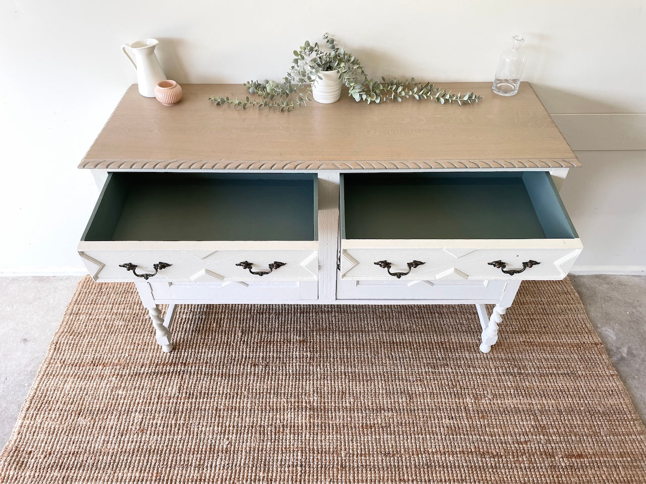 Farmhouse Style English Oak Sideboard