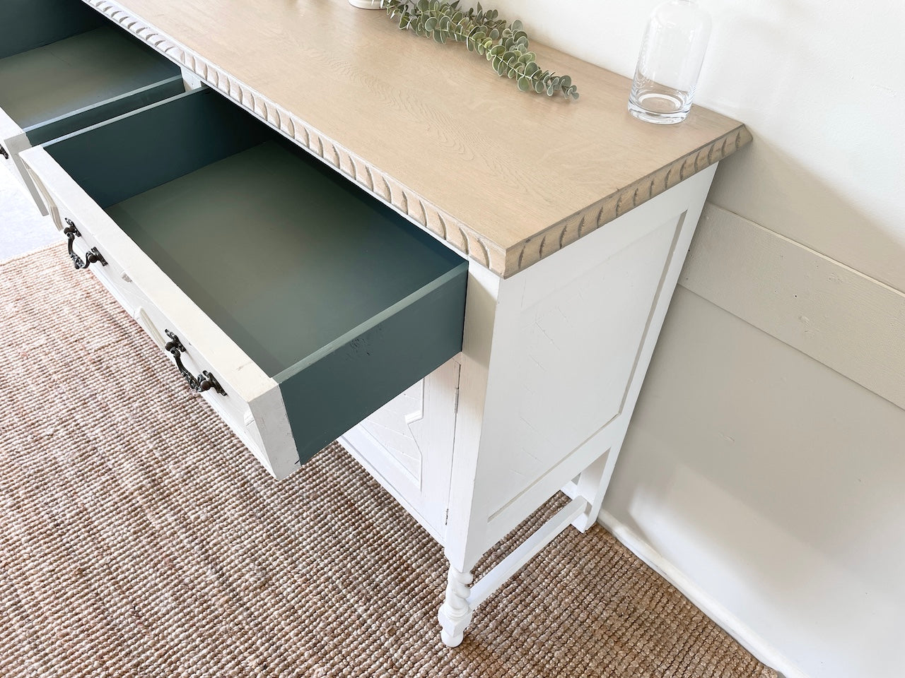 Farmhouse Style English Oak Sideboard