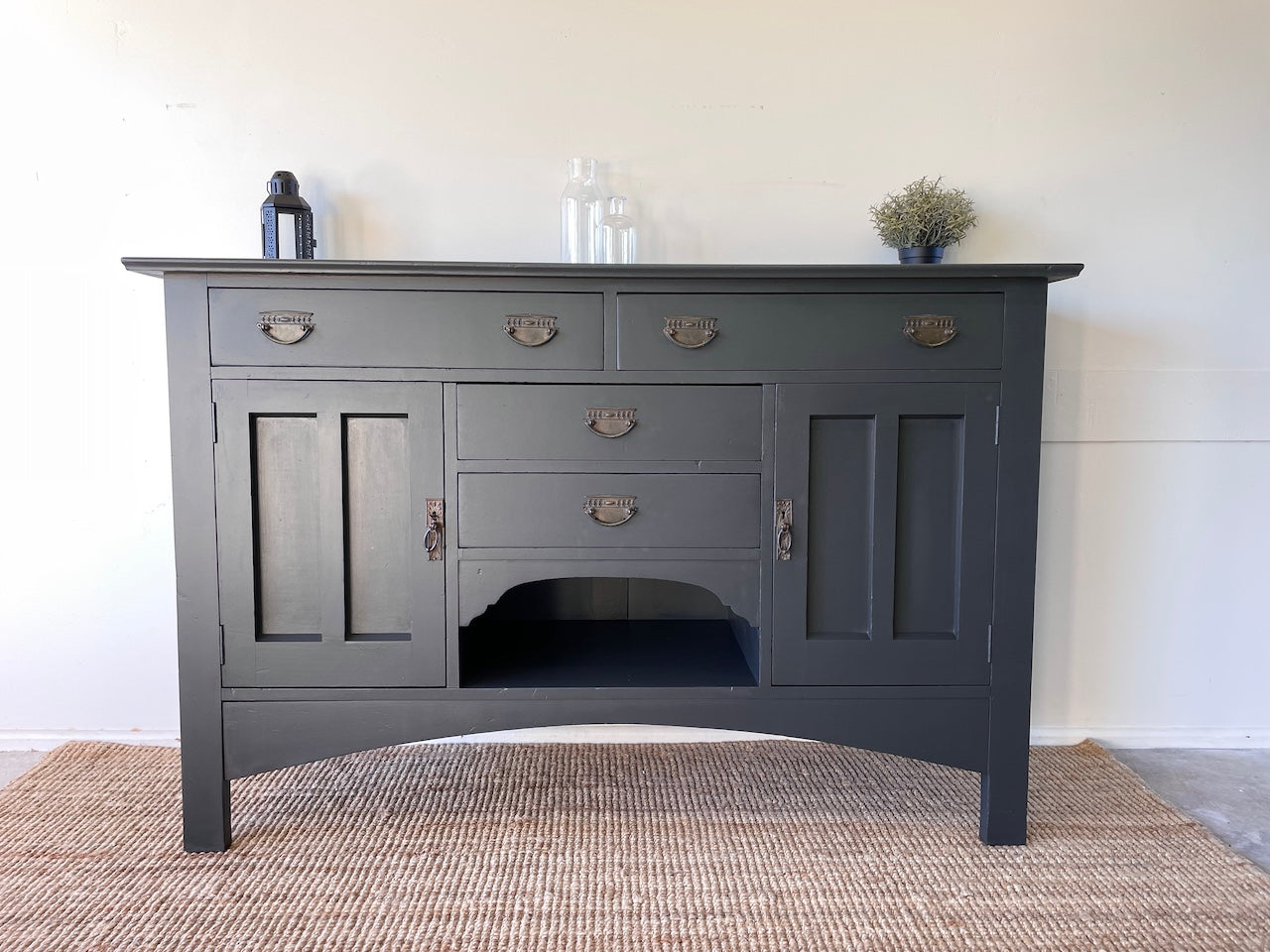 Industrial Style Silky Oak Sideboard