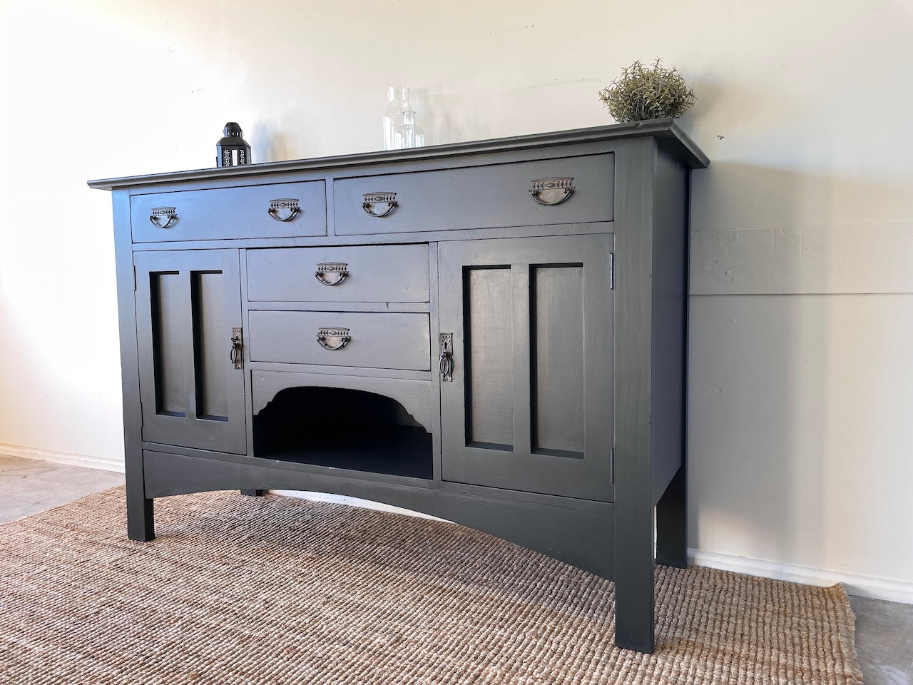 Industrial Style Silky Oak Sideboard