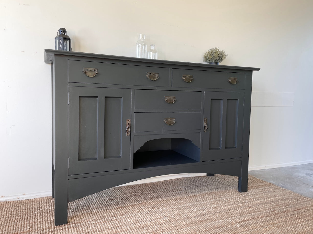 Industrial Style Silky Oak Sideboard