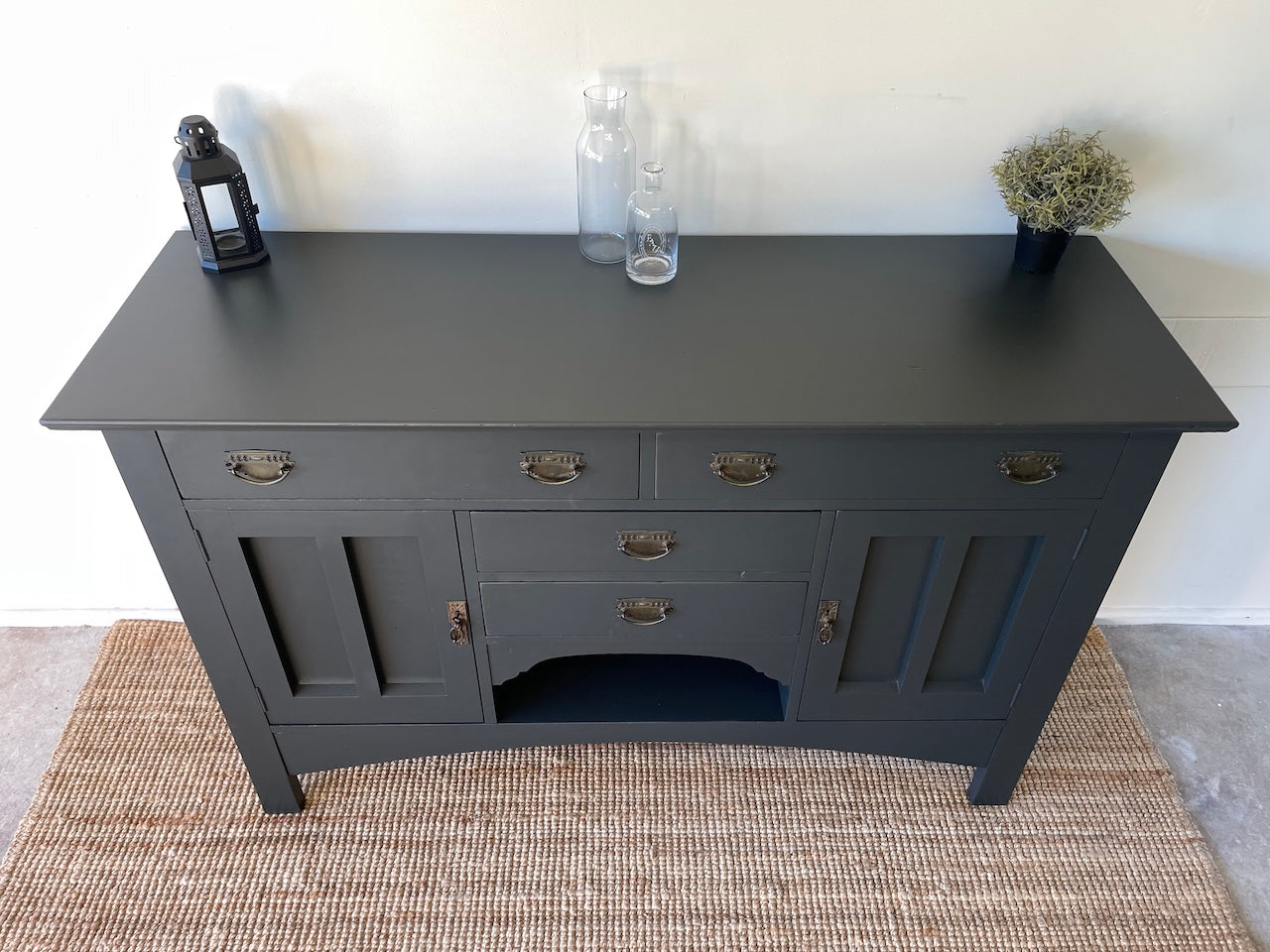 Industrial Style Silky Oak Sideboard