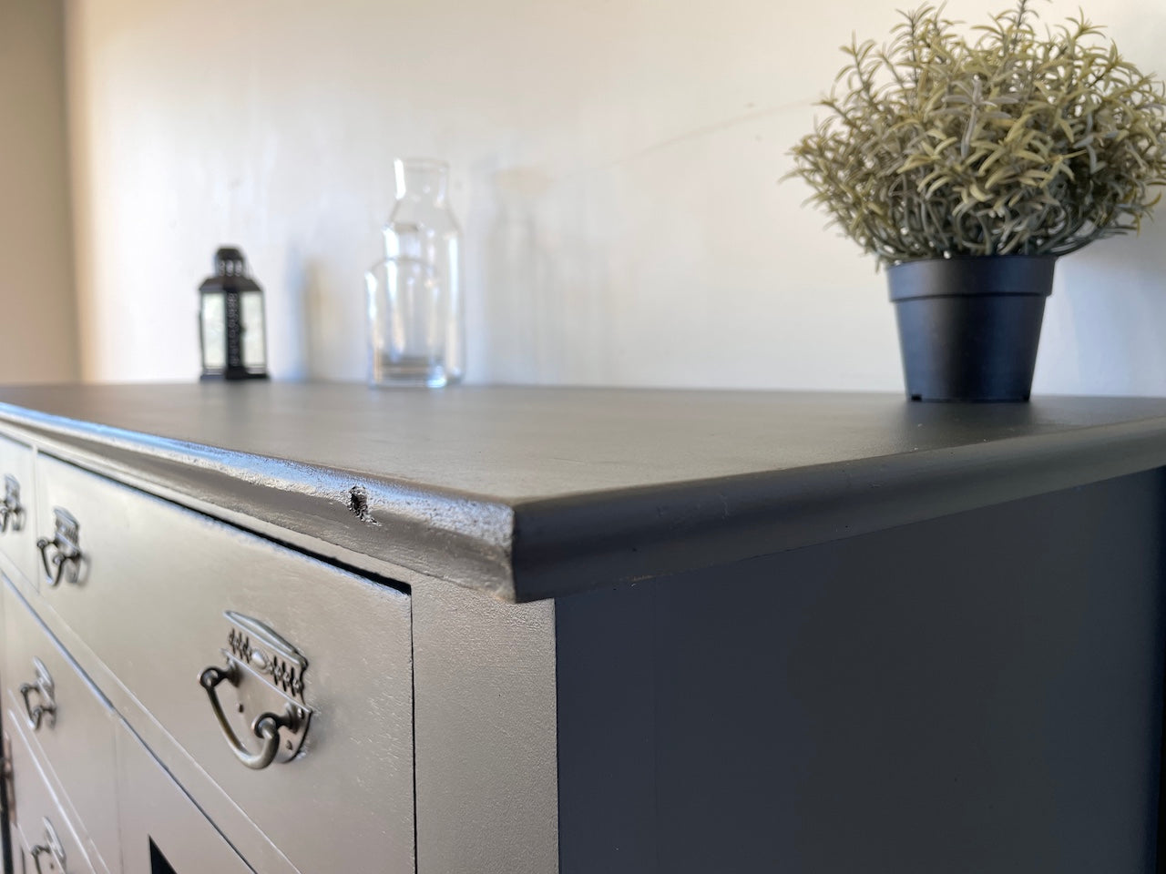 Industrial Style Silky Oak Sideboard