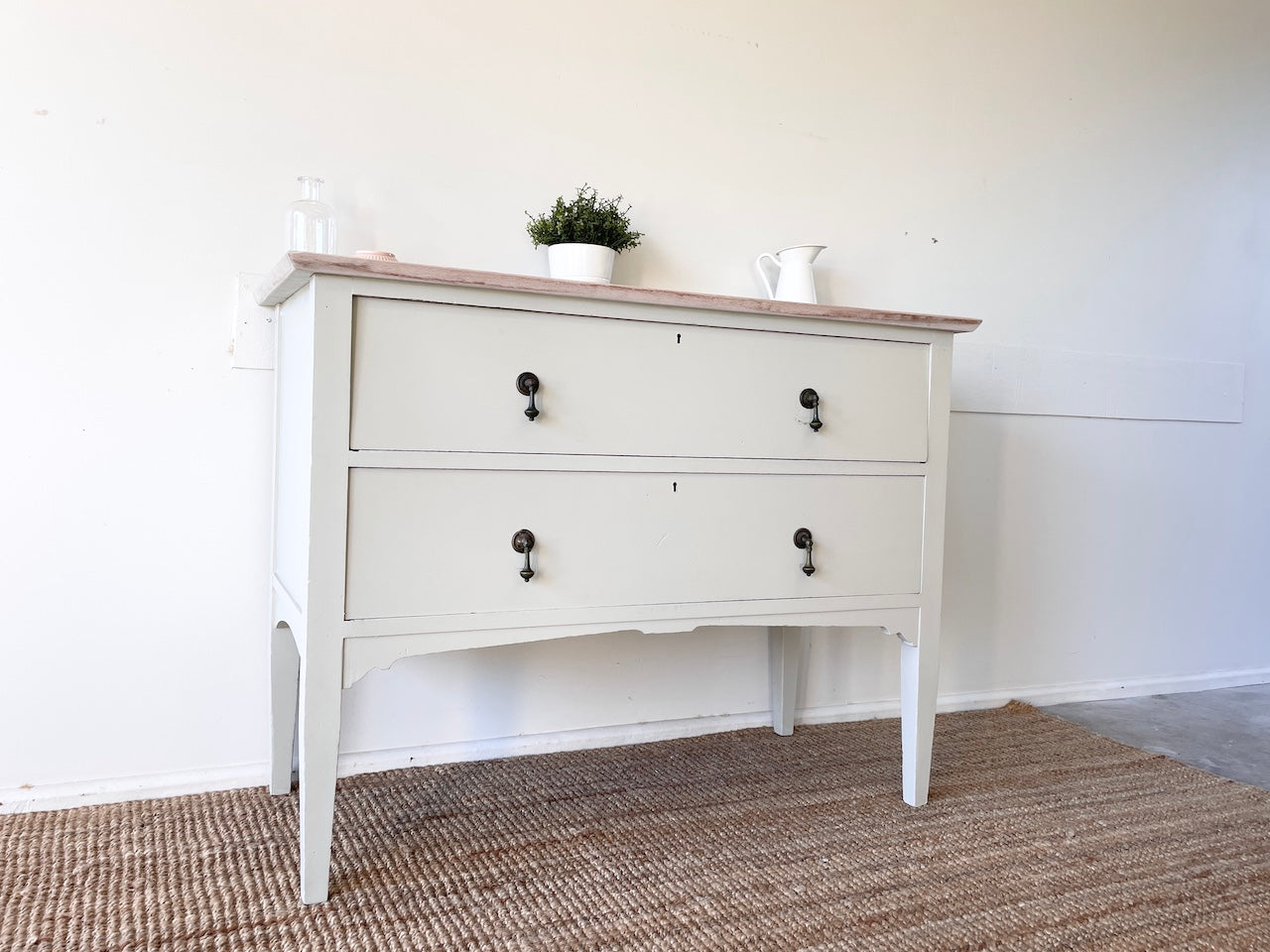 Farmhouse Style Silky Oak Drawers