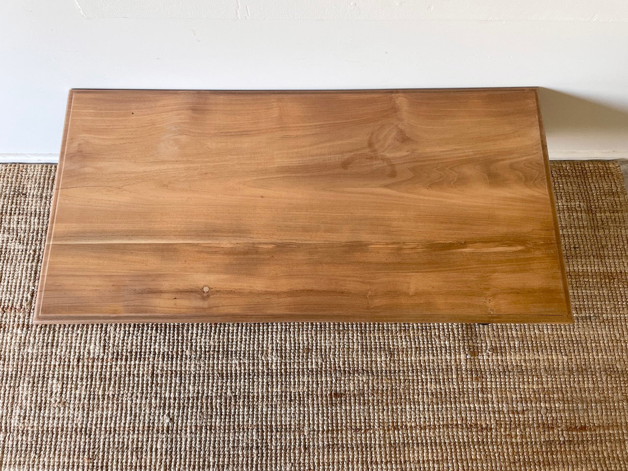 Industrial Style Teak Coffee Table