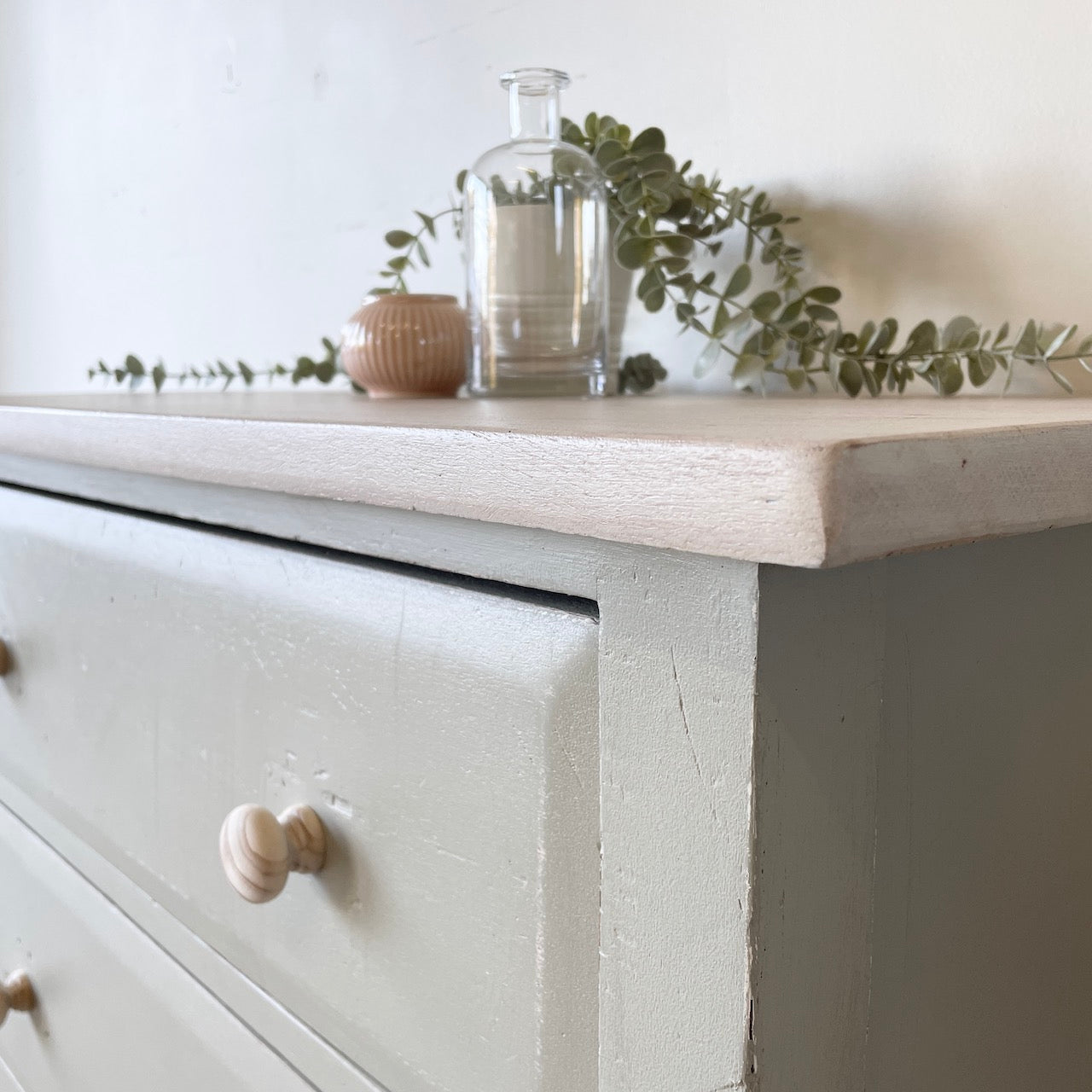 French Farmhouse Silky Oak Drawers