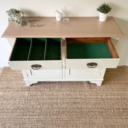 Farmhouse Style Silky Oak Sideboard