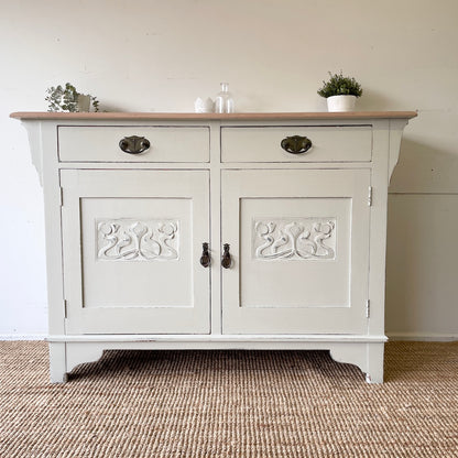 Farmhouse Style Silky Oak Sideboard