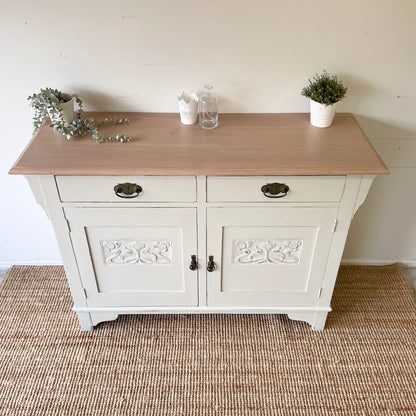 Farmhouse Style Silky Oak Sideboard