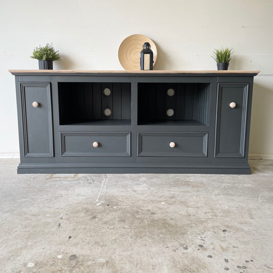 Industrial Farmhouse Entertainment Unit