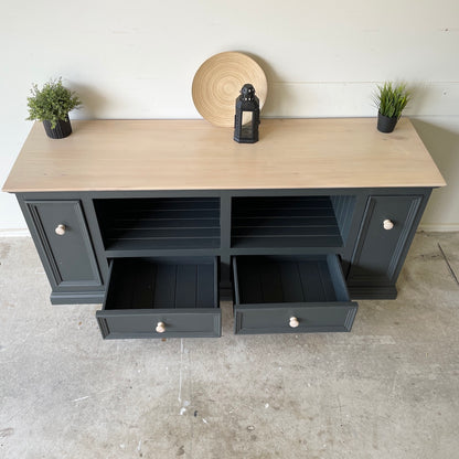 Industrial Farmhouse Entertainment Unit