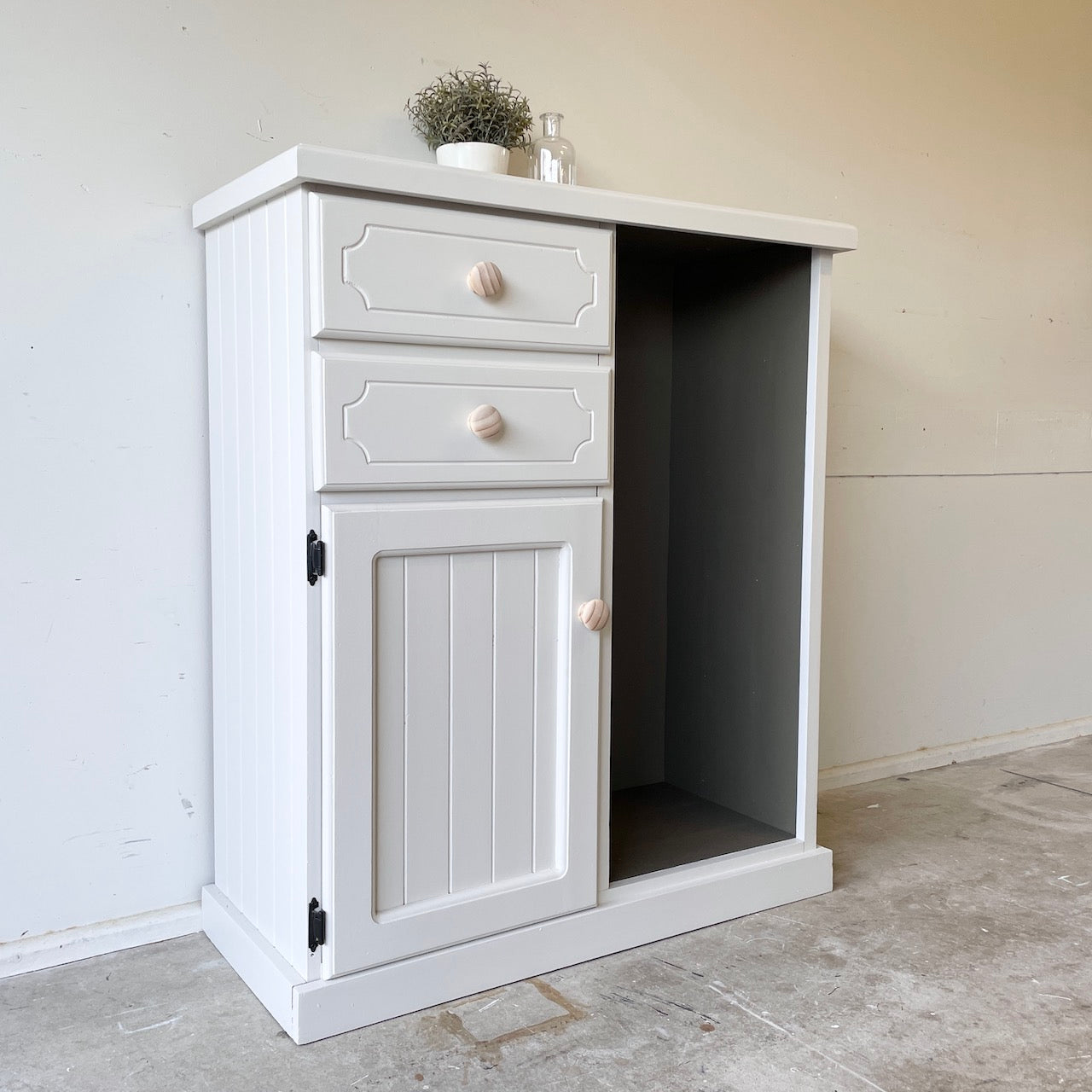 Hamptons Style Bedroom Storage Cabinet