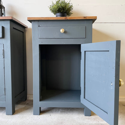 Pair of Industrial Style Bedside Tables