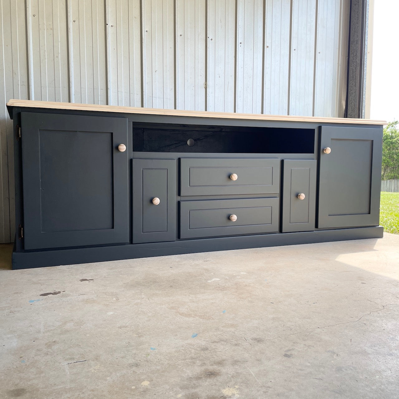 Farmhouse Style Entertainment Unit