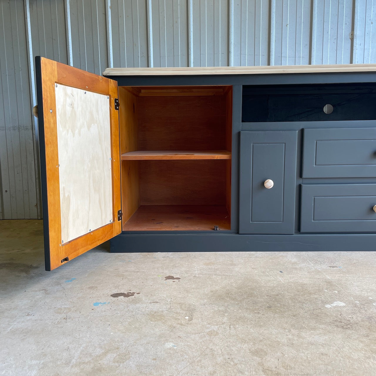 Farmhouse Style Entertainment Unit