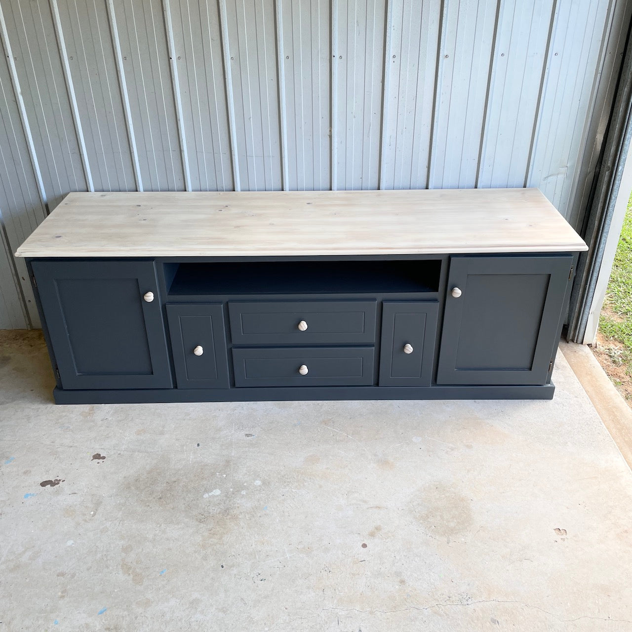 Farmhouse Style Entertainment Unit