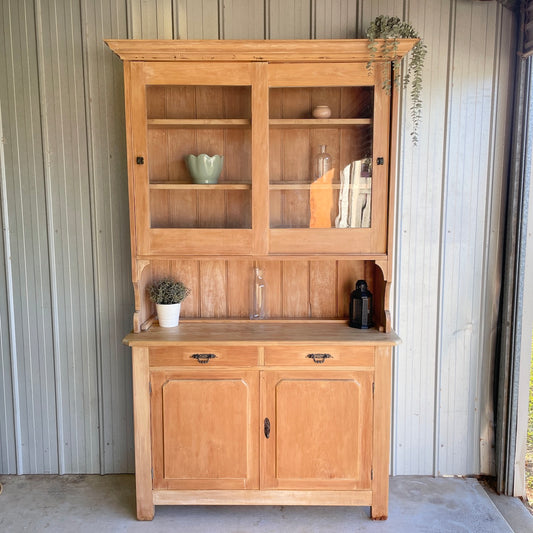 French Country Farmhouse Buffet Hutch