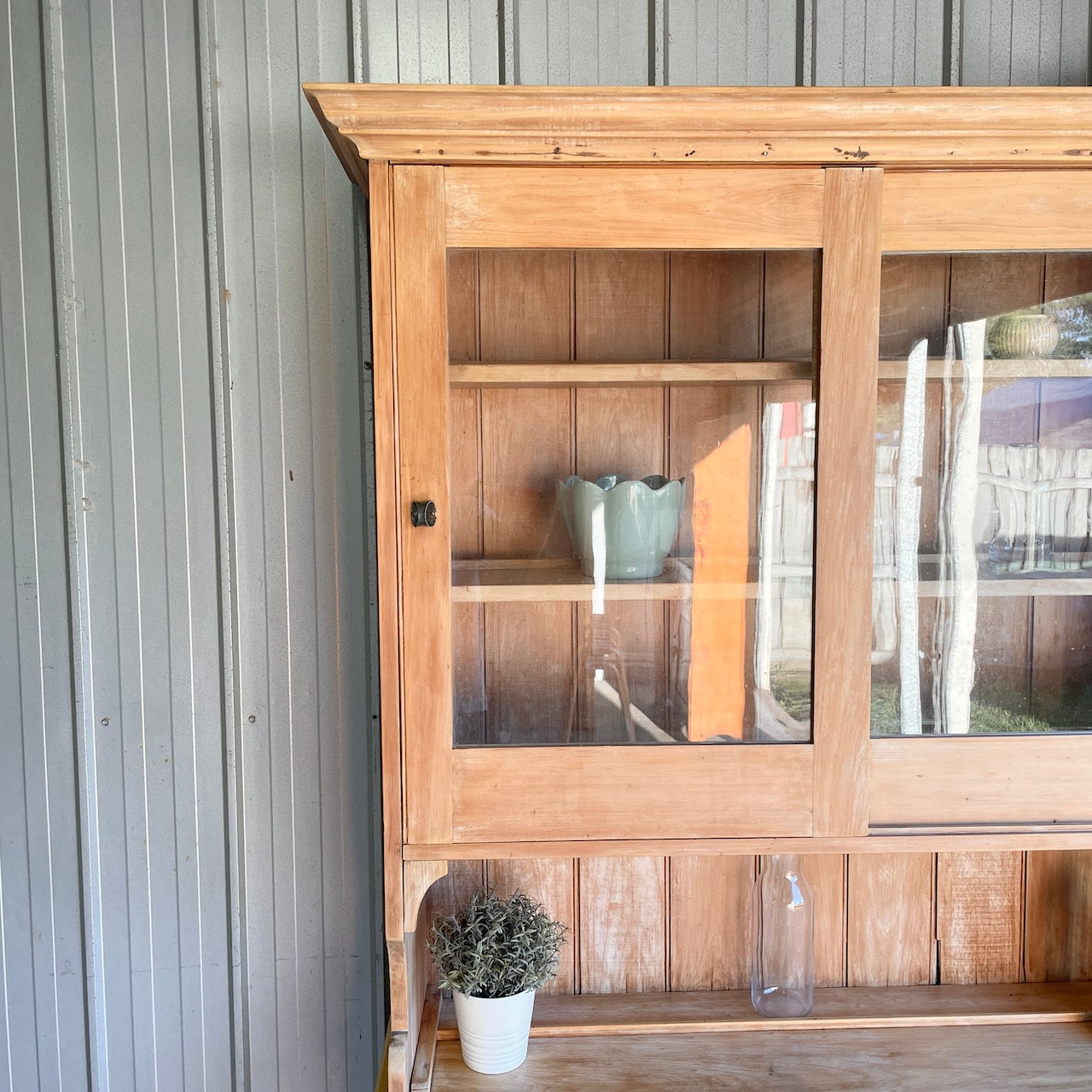 French Country Farmhouse Buffet Hutch
