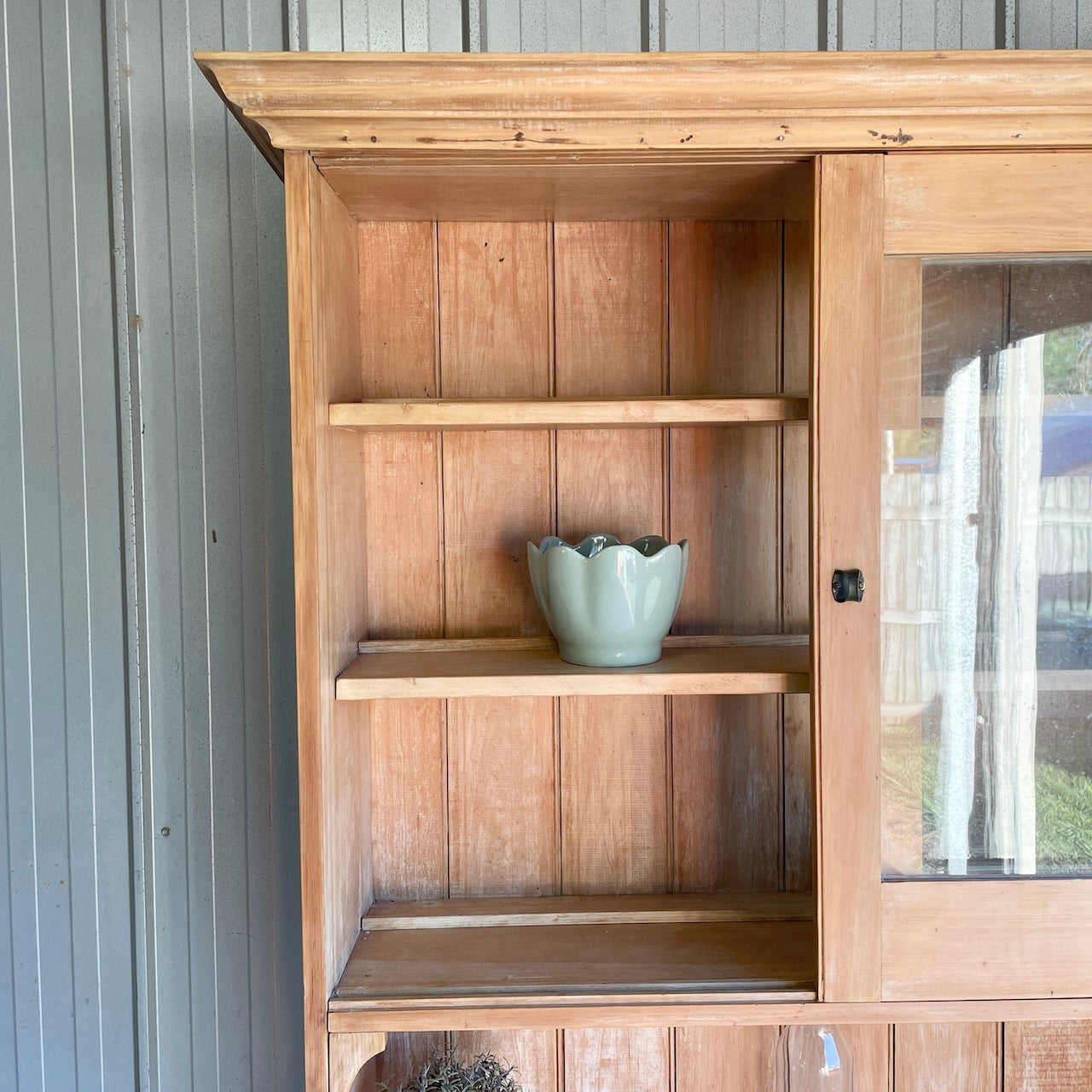 French Country Farmhouse Buffet Hutch