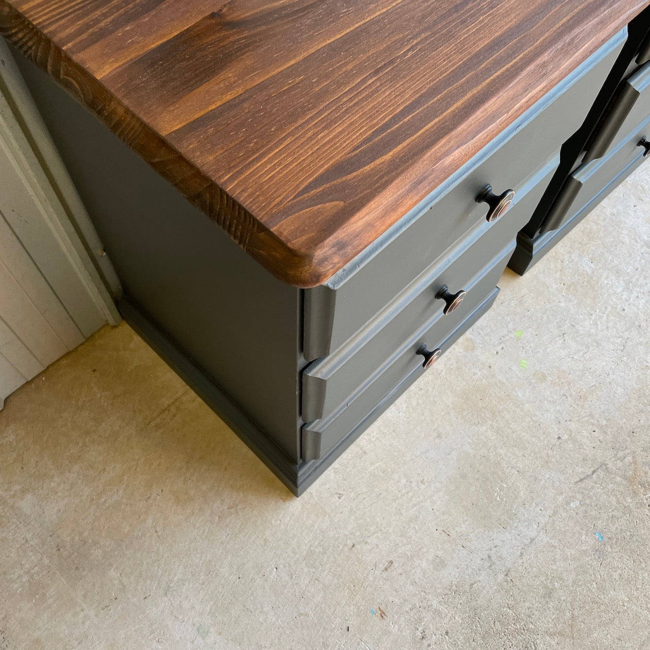 Pair of Country Farmhouse Bedside Tables