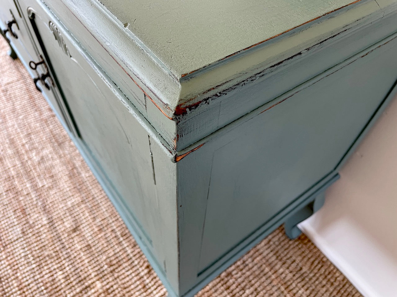 Rustic Industrial Style Silky Oak Sideboard