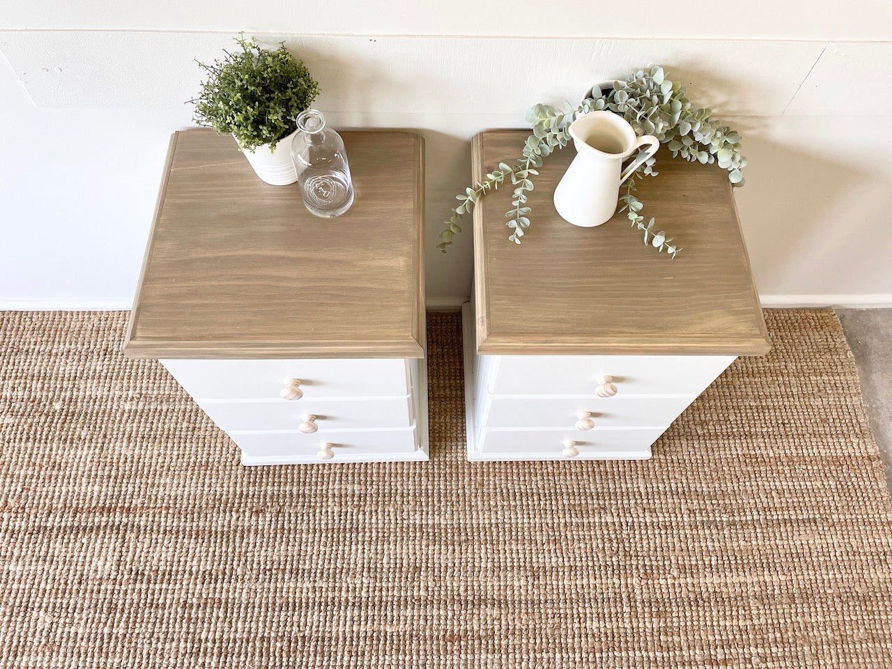 Pair of French Country Bedside Tables