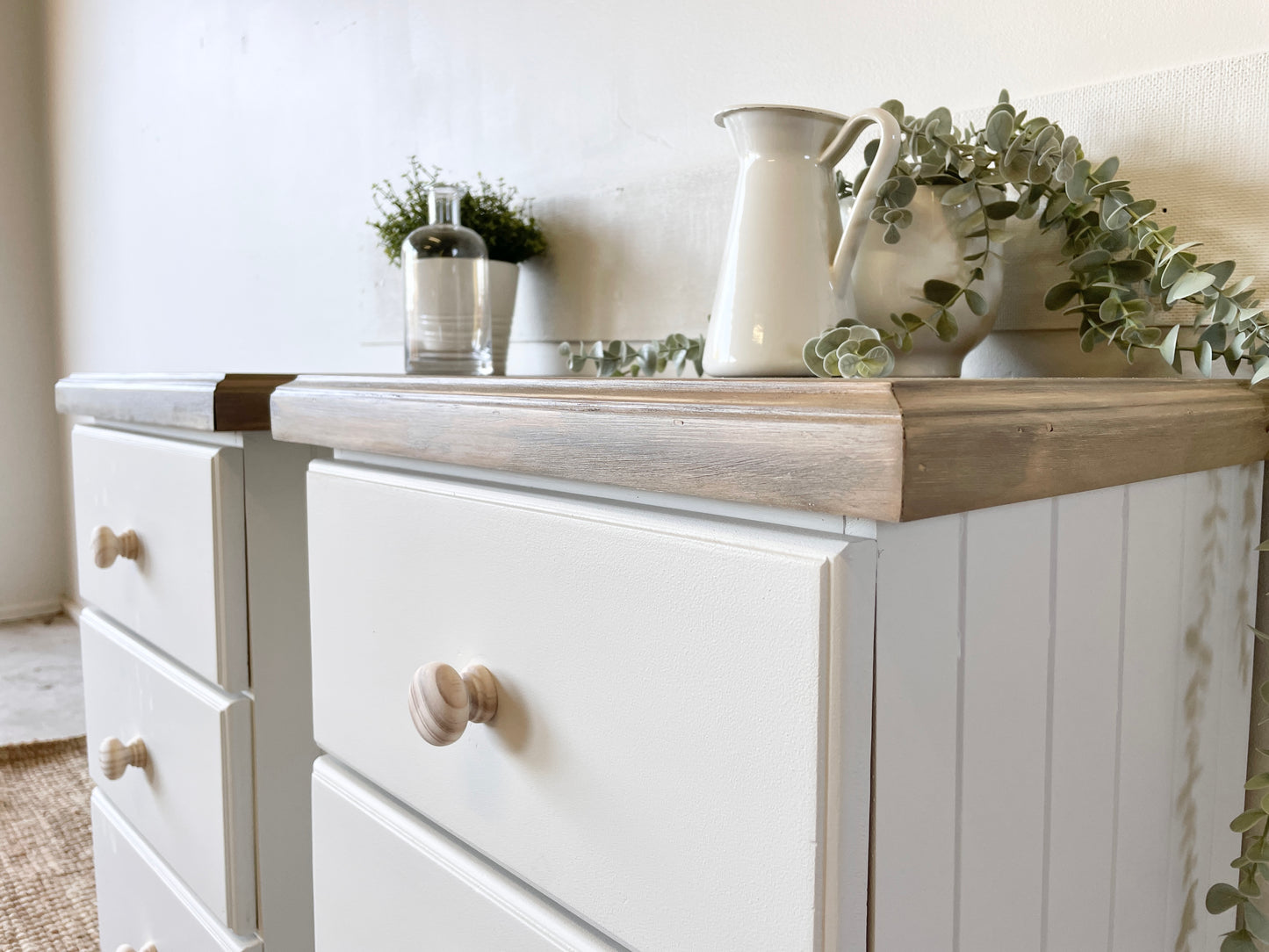 Pair of French Country Bedside Tables