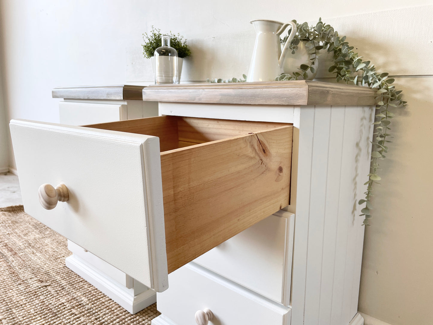 Pair of French Country Bedside Tables